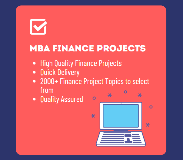 MBA Sample Projects Finance