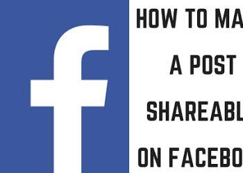 how to make a facebook post shareable