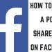 how to make a facebook post shareable