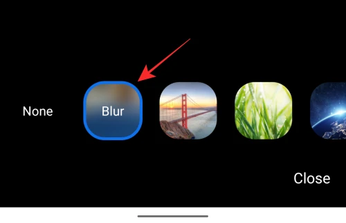 How to blur background in zoom